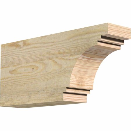 Ekena Millwork Pescadero Rough Sawn Rafter Tail, Douglas Fir, 4"W x 8"H x 18"L RFT04X08X18PEC00RDF